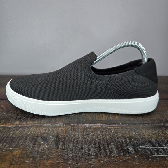 Women NEW Vessi Boardwalk Slip On Womens Size 10 Waterproof Shoe Sneaker Boulder Black